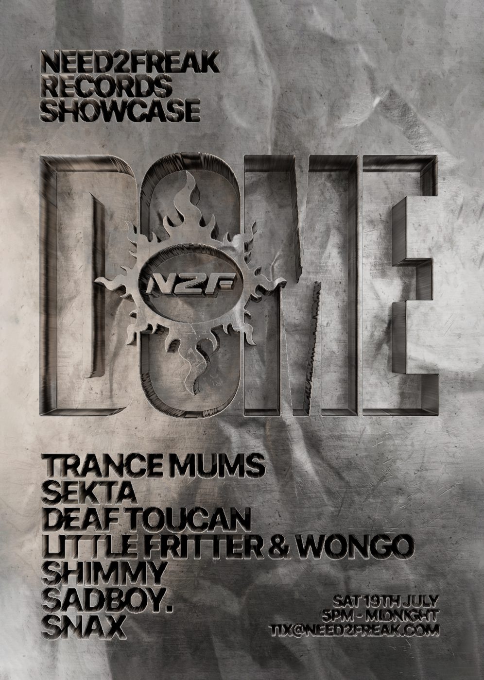Need2Freak — Dome Label Party